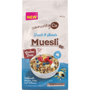 Community Co Fruit and Seed Muesli 350g
