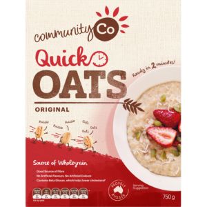 Community Co Quick Oats Original 750g