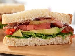 BLAT (bacon, lettuce, avocado, tomato)