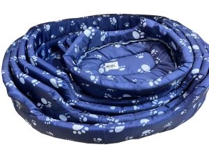 Pet Nest cushion 5 sizes options blue 