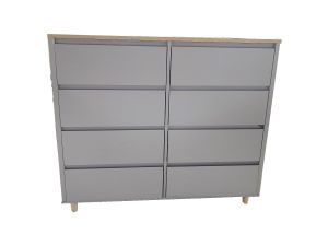 OLYMPIC CHEST DRAWER KARLSTARD 2 COLUM 8 DRAWER GREY # CSD2613517