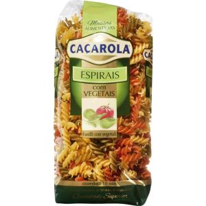 Cacarola espirais com vegetais 500g