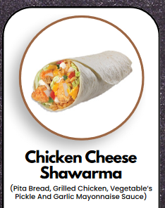 Chicken Cheese Shawarma