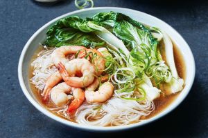 prawns noodles soup