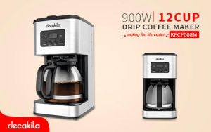 Deakila drip coffee maker 1.5L ( 12 cups) #KECF008M