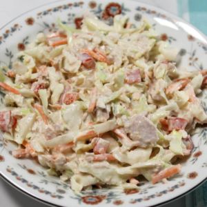 Tuna mayonnaise, cheese & coleslaw