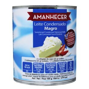 amanhecer leite condensado magro