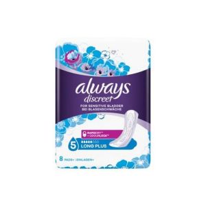 Always Discreet Long Plus Pads 8s