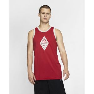 NIKE NIKE MEN'S 2021 NEW SPORTSWEAR BASKETBALL TRAINING CASUAL SLEEVELESS T-SHIRT VEST HOT RED CD9557-687 