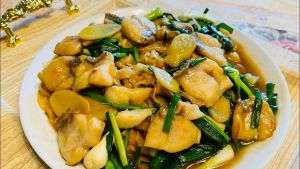  F2 scallion ginger fish filet 姜葱鱼片