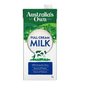 Australian's Own Full Cream A2 Protein 1L