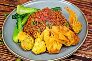 613 Deep Fried Wanton  Egg Noodles