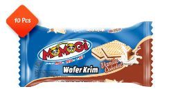 MOMOGI WAFER VANILA COKLATE 20G