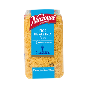 Nacional fios de aletria 500g