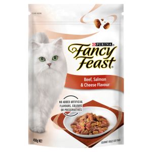Purina Fancy Feast Beef, Salmon &Cheese 450gr