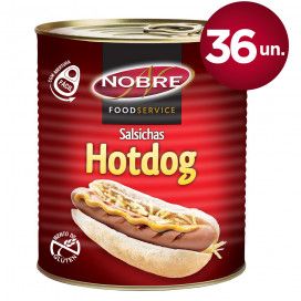 salsichas hot dog nobre lata 36un