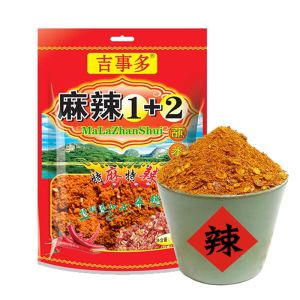 吉事多 麻辣1+1 特麻特辣 100克 super hot and spicy minced chili 100g 