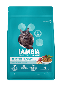 IAMS Indoor Weight and Hairball Care Chicken 1kg