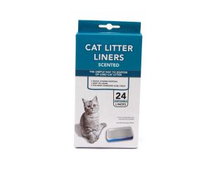 UBL CAT LITTER LINER SCENTED 24PC/PK # PA1092