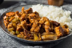 Black pepper Chicken and Rice黑胡椒鸡饭
