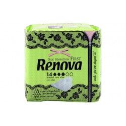 Pensos hig renova  ultrafino first normal com abas 14pcs/ pads ultrathin renova wings