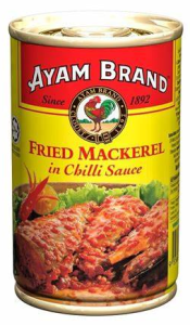 Ayam Fried Mackerel in chilli sauce 155g