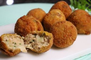 Croquetes de Atum & Arroz de  Espinafres "Thursday 27th April"