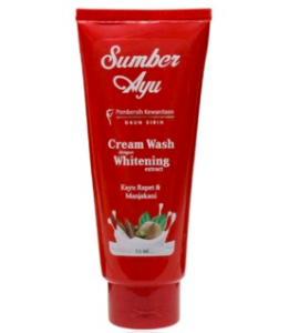 Sumber Ayu Cream Wash Whitening 75ml