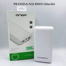 Onda Portable Power Bank 20000mah