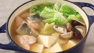 Salmon Miso Nabe 