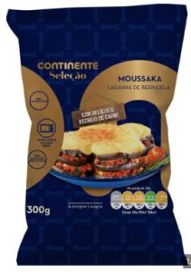 Moussaka beringela continente selecao 300g
