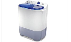  SHARP WASHING MACHINE 7KG TWIN TUB W/ 1 LAUNDRY BAG # ES-T77DA-BK