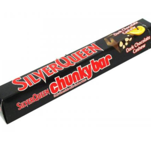 silver queen chunkybar dark chocolate cashew 100g 