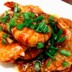 Soy Braised Prawns