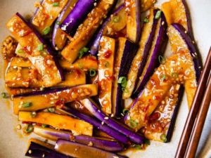 Stir Fried Eggplant Balacan Style (Caravela)
