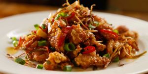 Hot Pot galic sweet chicken 蒜子鸡