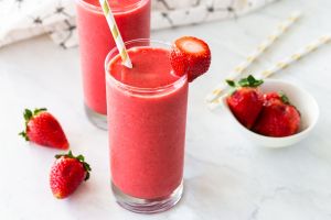 M1 草莓沙冰 Strawberry Smoothie (JOYFUL RESTAURANT)