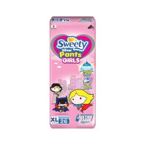 sweety silver pants gilrs xl 26