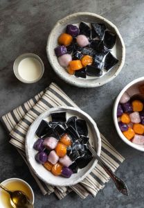 K7 Special Taro Ball With Grass Jelly