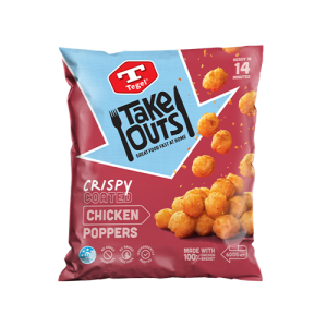 tegel crispy  coated chicken poppers