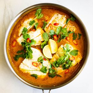 51. Choo - Chi Pla (Fish in red curry paste & Thai Herb)