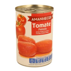 tomato whole & skinless amanhecer 390g