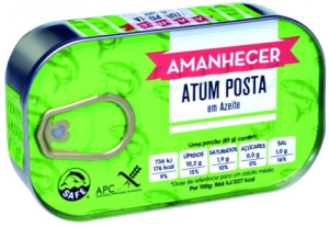 Amanhecer Atum Posta em Azeite 120g
