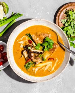 Tofu & Vegetable Laksa soup(v,gf)