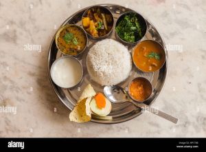 Thali Set Veg  (Daal, Veg, achar, yoghurt)