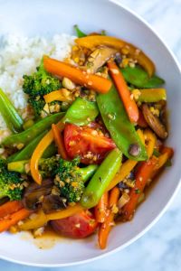 Stir Fry Garlic Vegetables 