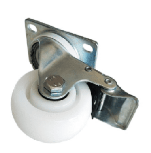 chamcen 50mm pp swivel castor wheel with brake