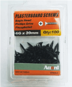 accord plasterboard screw-20mm