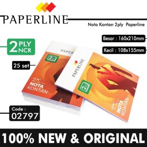 Paper line 2 ply 25set   160X210mm nota ( pcs/ set *( 10pcs )