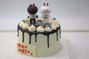 Baby Rabbit birthday cake
